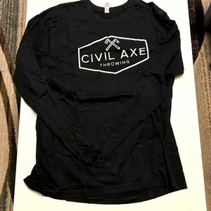 Hit Your Style Target w/ Civil Axe Throwing XL Long Sleeve Shirt